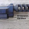 Glock用D7スコーピオンマウスブレーキ1 / 2-28-アルミニウム7075