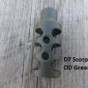 D7 Гайка для ротового скорпіона для глока 1 / 2-28 - сталь 416