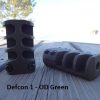 GUNWORKS Defcon 1 munningsbrems for gjenget løpsrifle - aluminium 7075