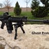 GUNWORKS Freio de Manche de Protocolo Fantasma para Rifle de Arma de Alumínio Não-Rosqueado 7075