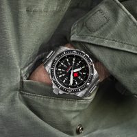 46mm Red Maple Jumbo Diver's Quartz (JSAR) aresmaxima.com