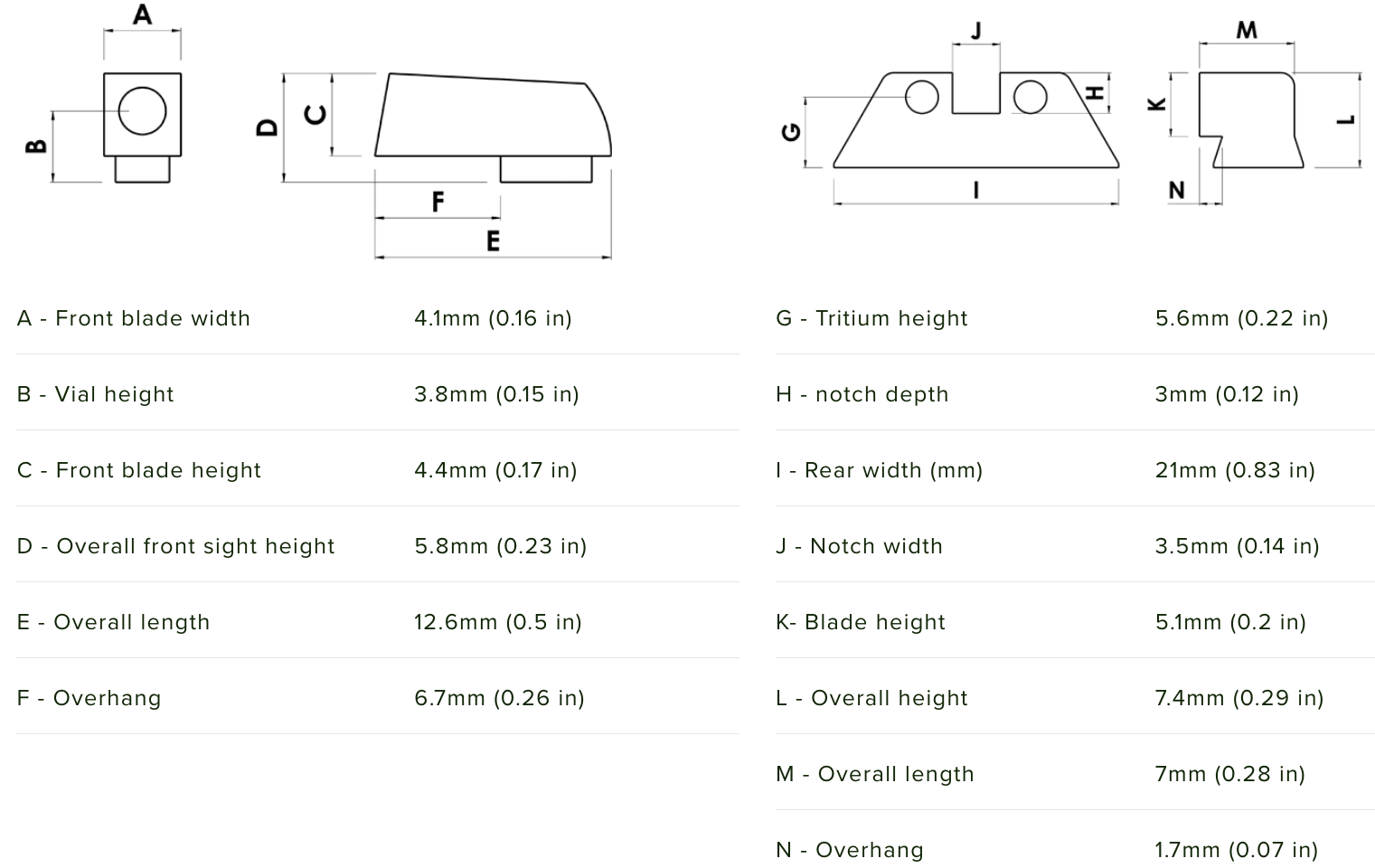 Meprolight Mepro TRU-DOT® FOR GLOCK .45/10MM aresmaxima.com