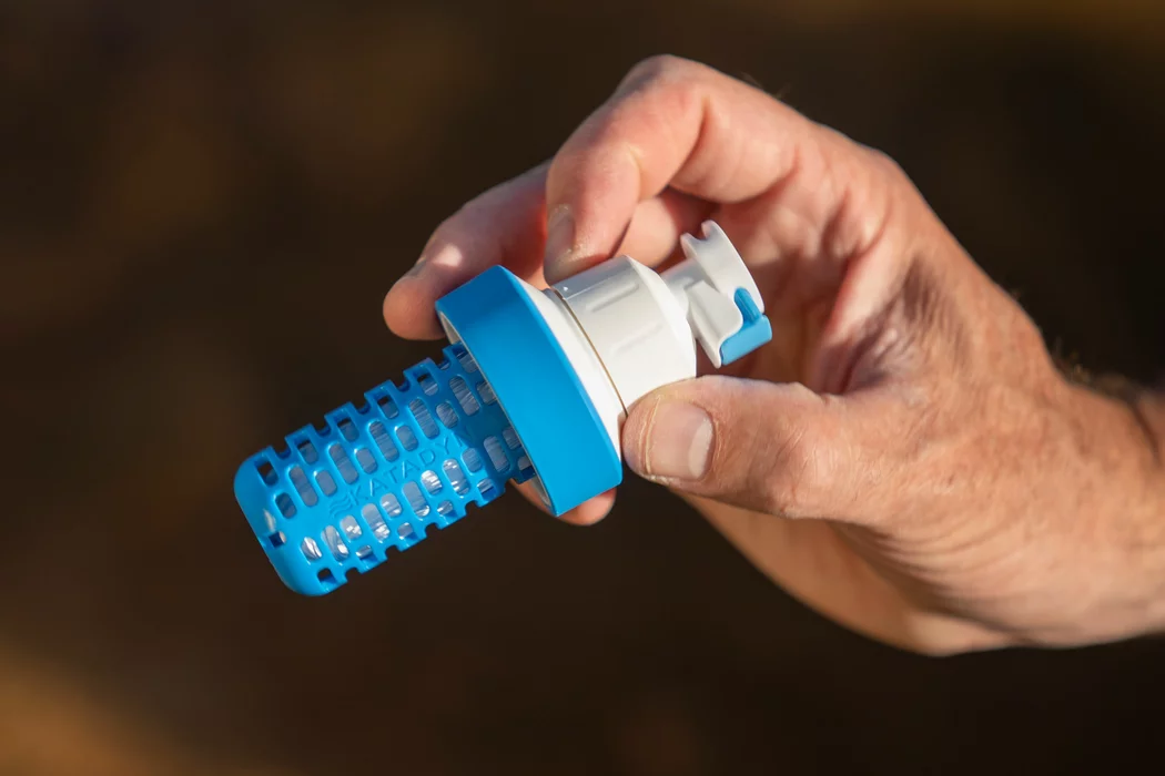 Filtre à Eau Katadyn BeFree 1.0 L - Capacité 1000 Litres - Bleu Et Blanc - Neuf