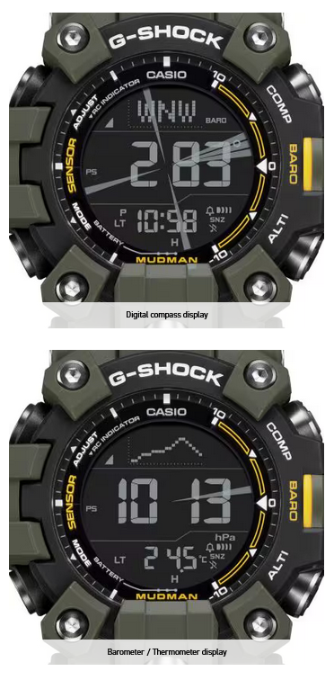 Casio G-SHOCK MASTER OF G - LAND MUDMAN GW-9500-3 aresmaxima.com