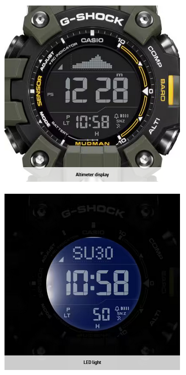 Casio G-SHOCK MASTER OF G - LAND MUDMAN GW-9500-3 aresmaxima.com