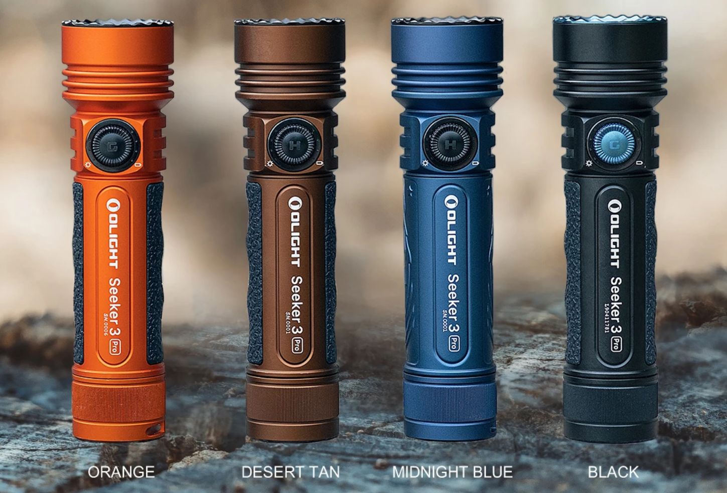 オーライト Olight Seeker 3 Pro 懐中電灯 LEDライト ☆デザートタン色