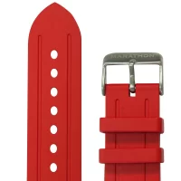 Bracelet caoutchouc MARATHON 22mm RED aresmaxima.com